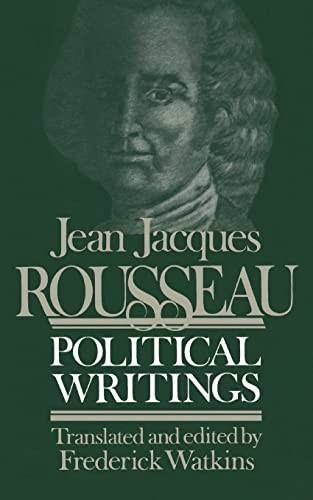 Jean Jacques Rousseau: Political Writings – Paperback – GOOD