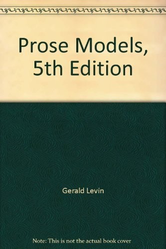Prose Models, 5th Edition