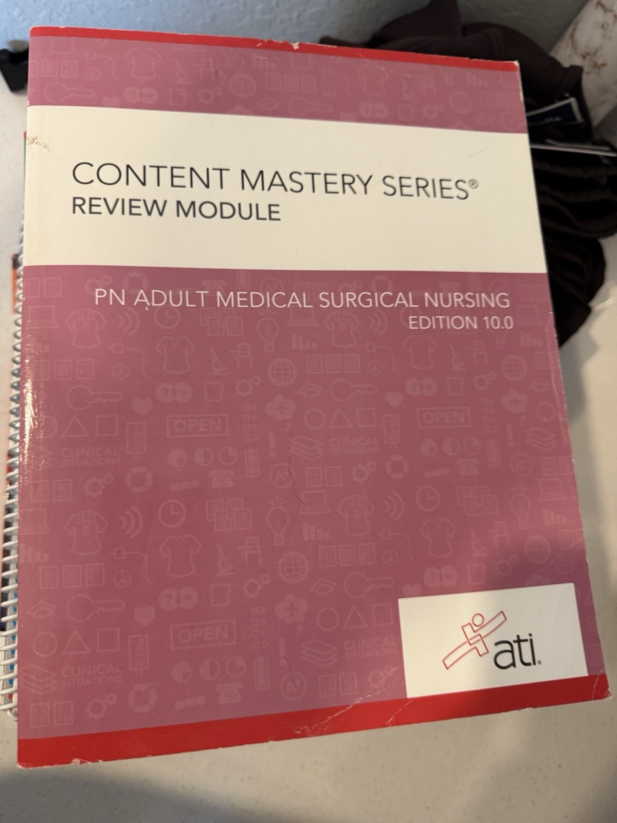 Elsevier ATI Content Mastery Series Nursing & Microbiology Lab Workbook Textbook