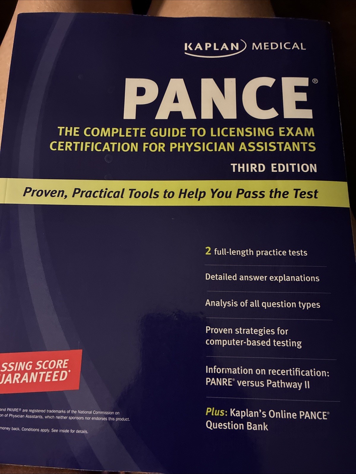 PANCE : The Complete Guide Licensing Exam Certification for Physician Assistant