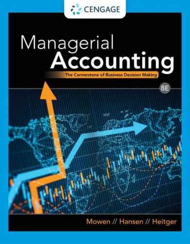Managerial Accounting: The – Hardcover, by Mowen Maryanne; Hansen – Good