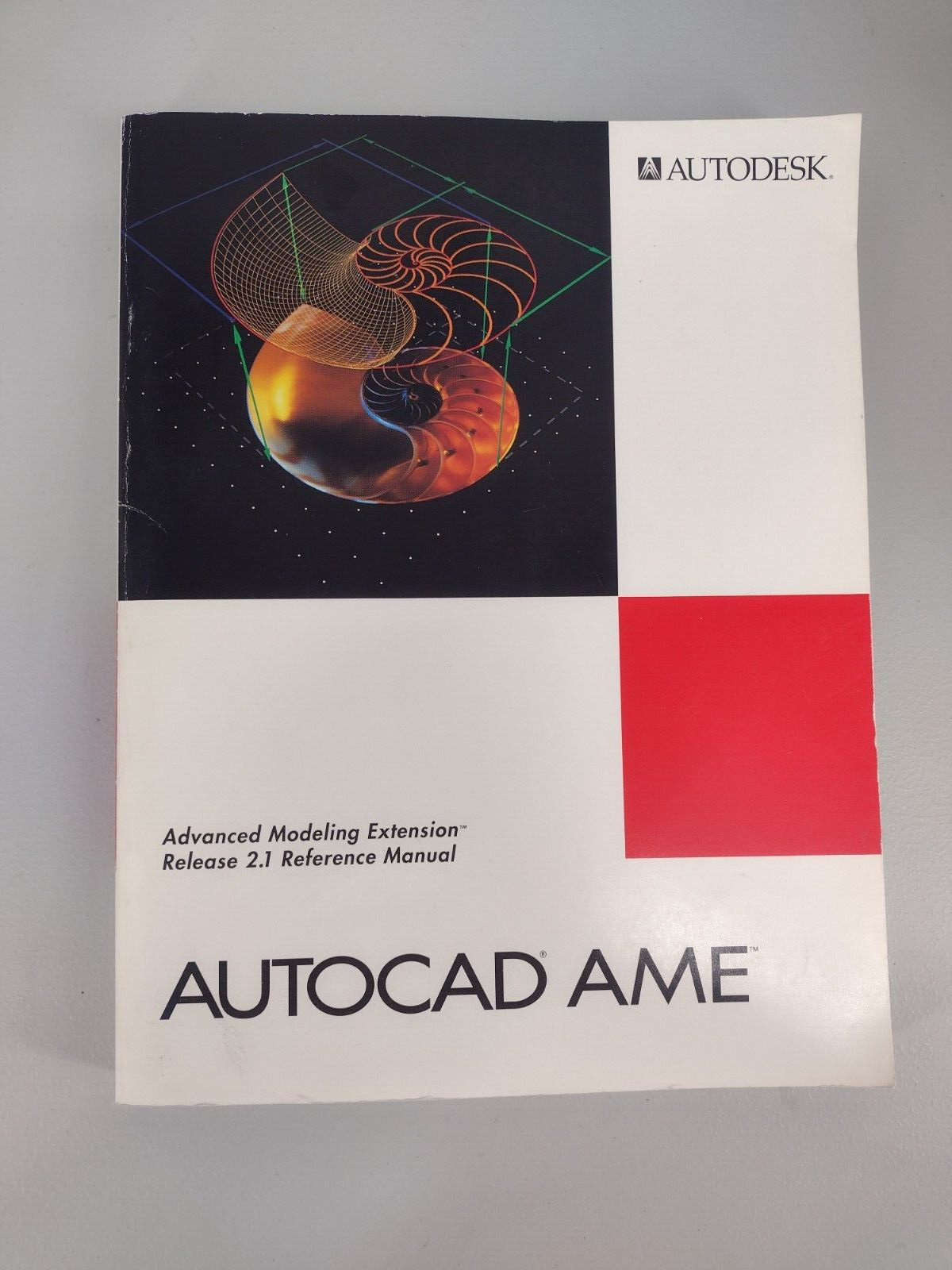 AutoCAD Advanced Modeling Extension Release 2.1 Reference Manual PB Book 1992