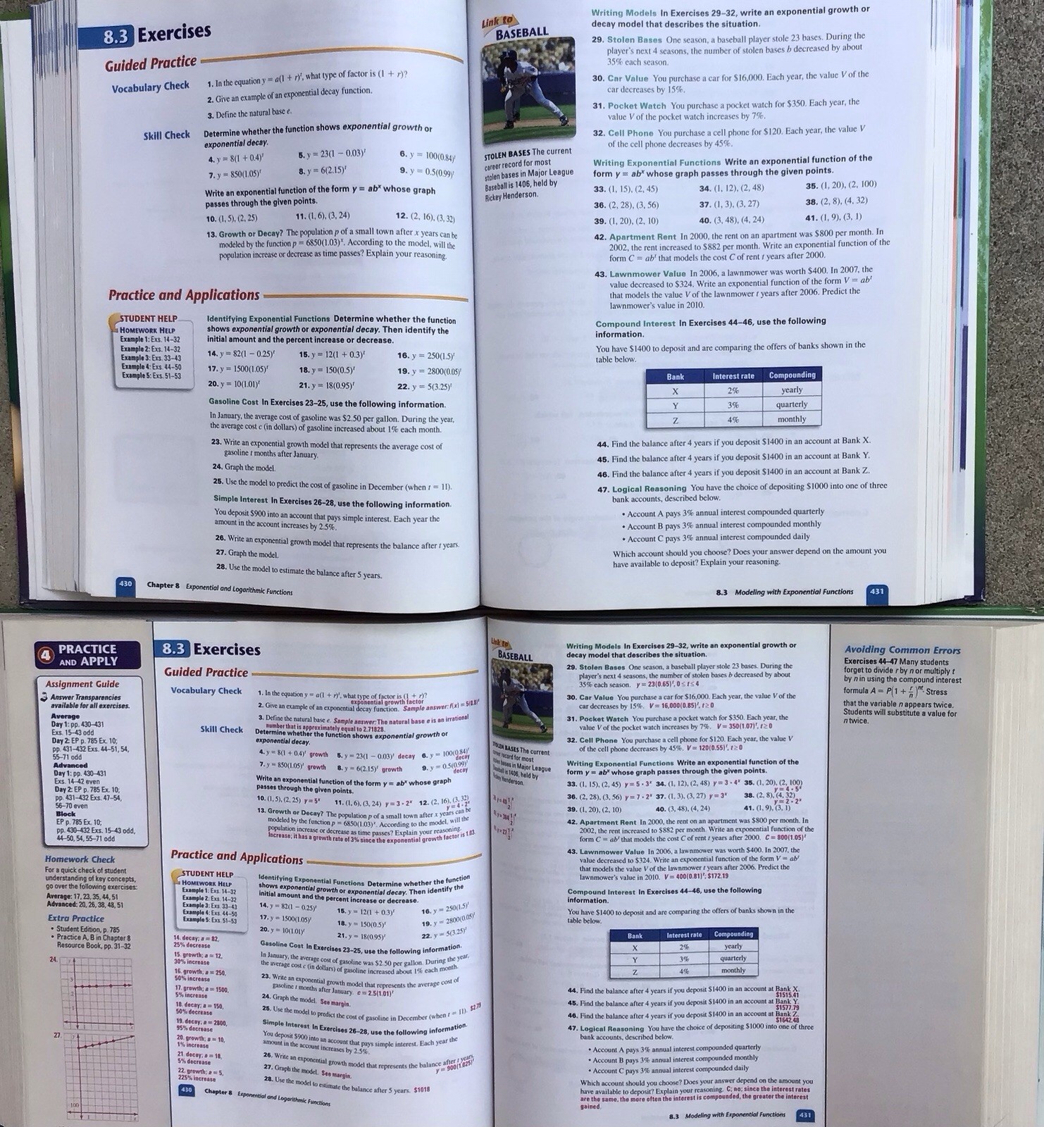 Algebra 2 Concepts And Skills Tests Student Solutions Larson Mcdougal Set Of 4