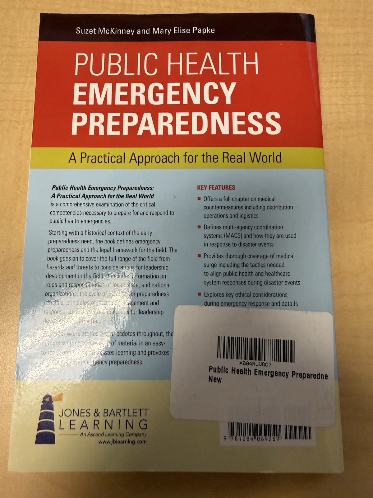 Public Health Emergency Preparedness : A Practical Approach for the Real…