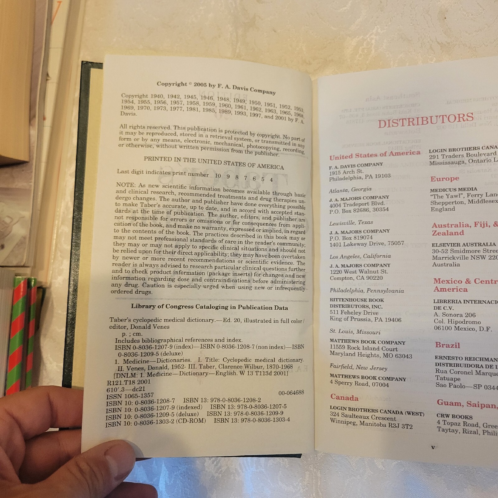 Taber’s Cyclopedic Medical Dictionary by Taber’s; Thomas, Frederic; Venes