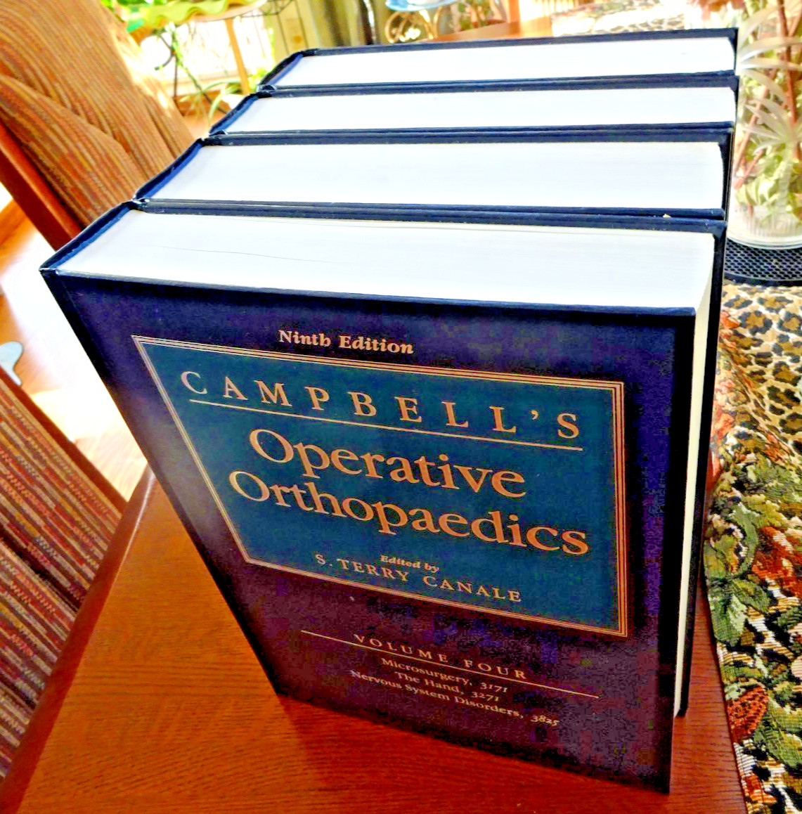 Campbell’s Operative Orthopaedics Terry Canale FOUR VOLUME SET Mosby 9th Edition