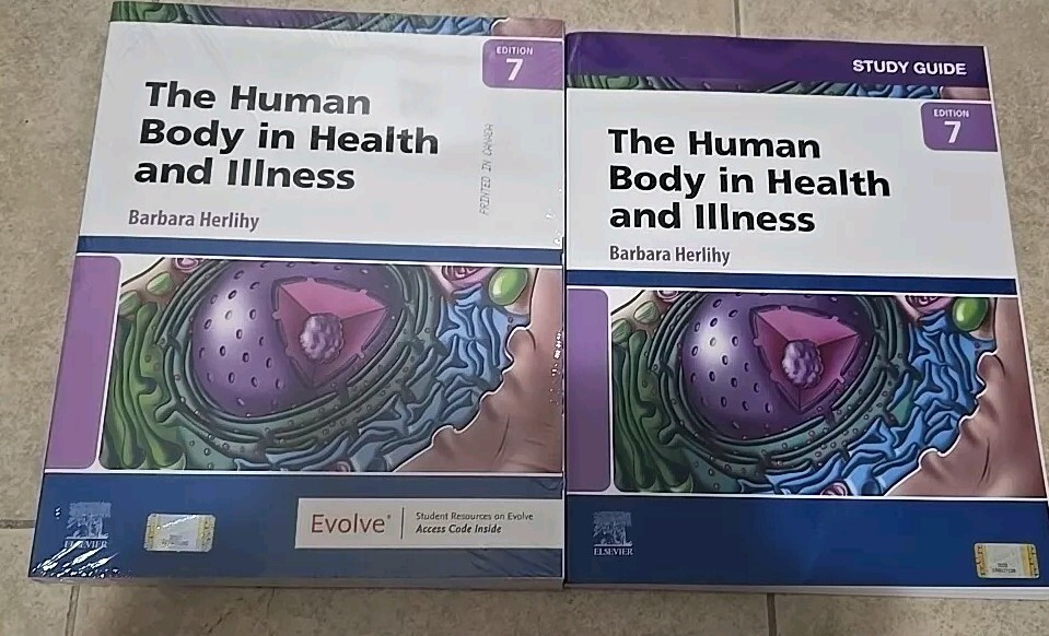 The Human Body in Health and Illness by Barbara Herlihy (2021, Book And Study G