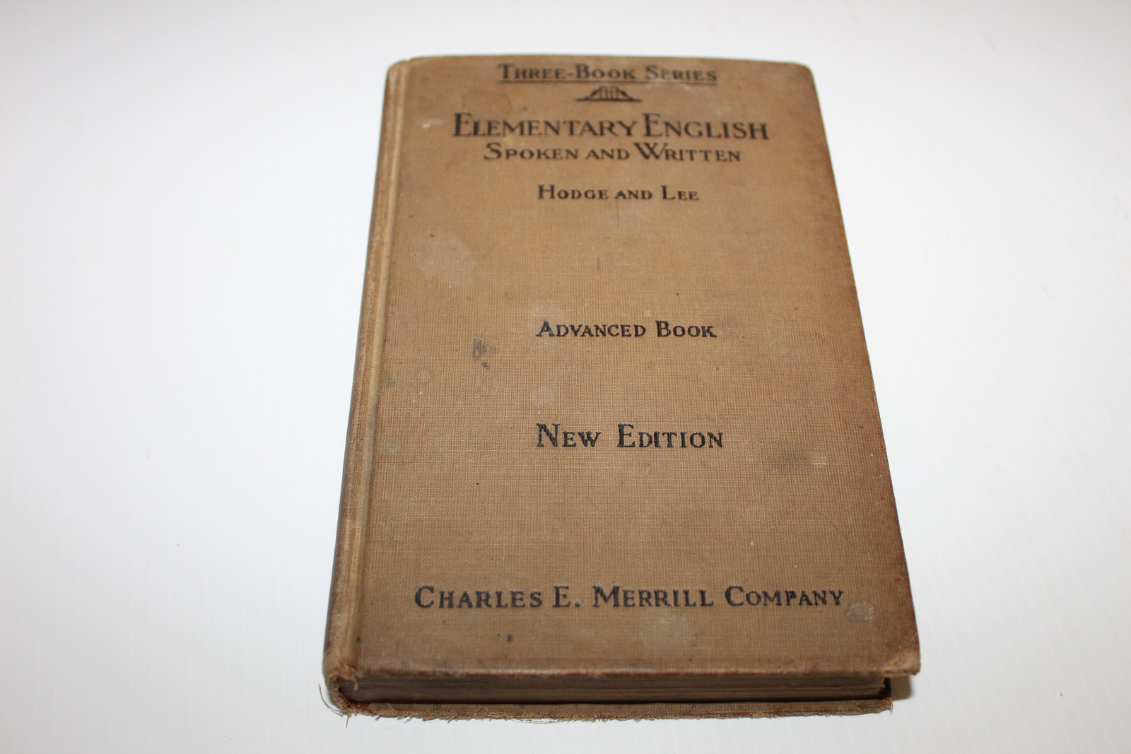 Vintage Elementary English Spoken & Written Textbook Set Hodge Lee 1926 1928