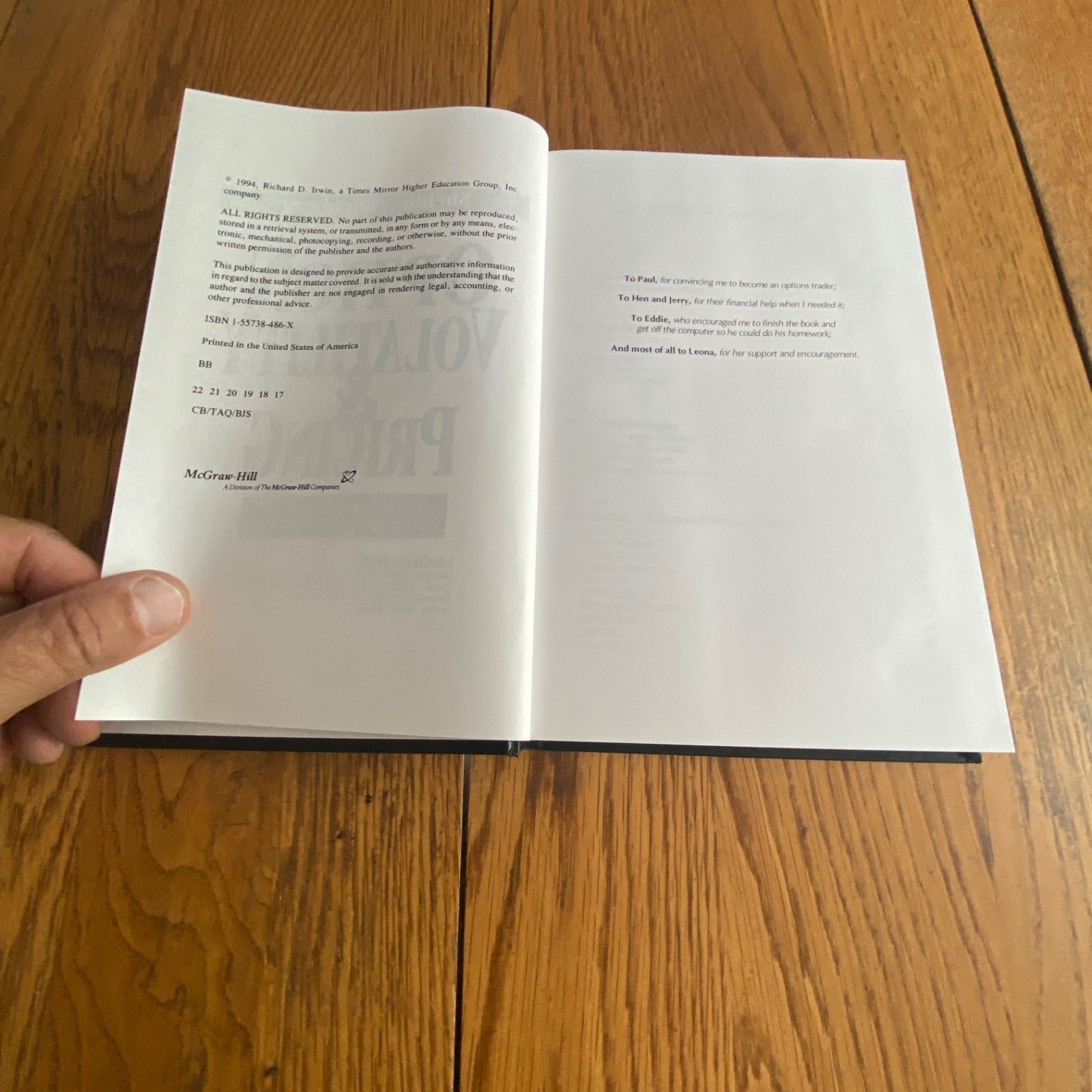 Option Volatility & Pricing: Advanced Trading Strategies & Techniques Hardcover