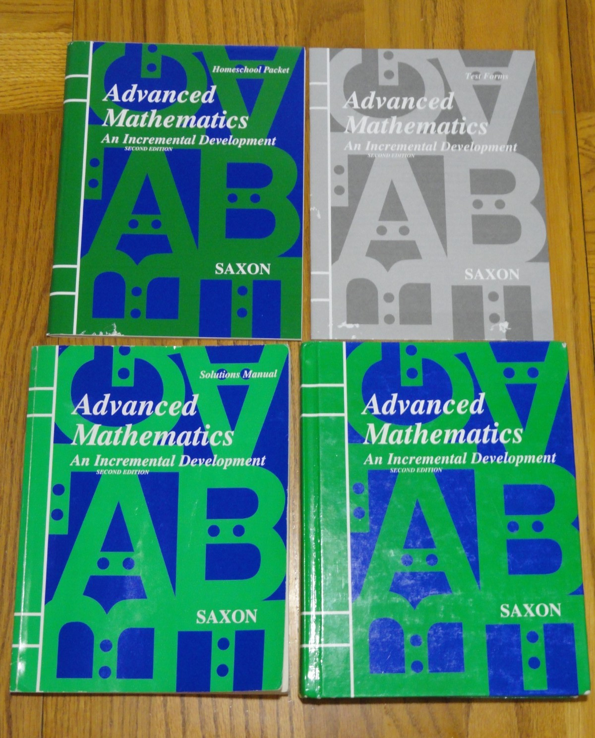 Saxon Advanced Mathematics 2nd Ed. Homeschool Kit, Text, Solutions Manual, Tests