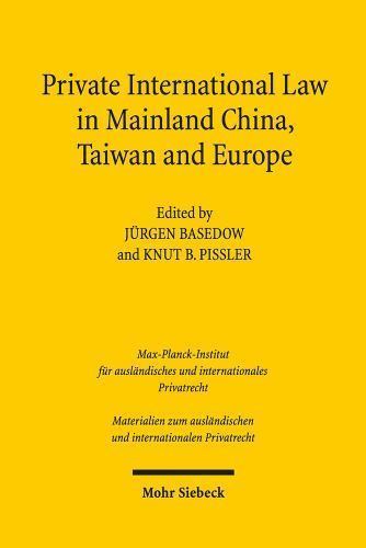 Private International Law in Mainland China, Taiwan and Europe, Hardcover by …