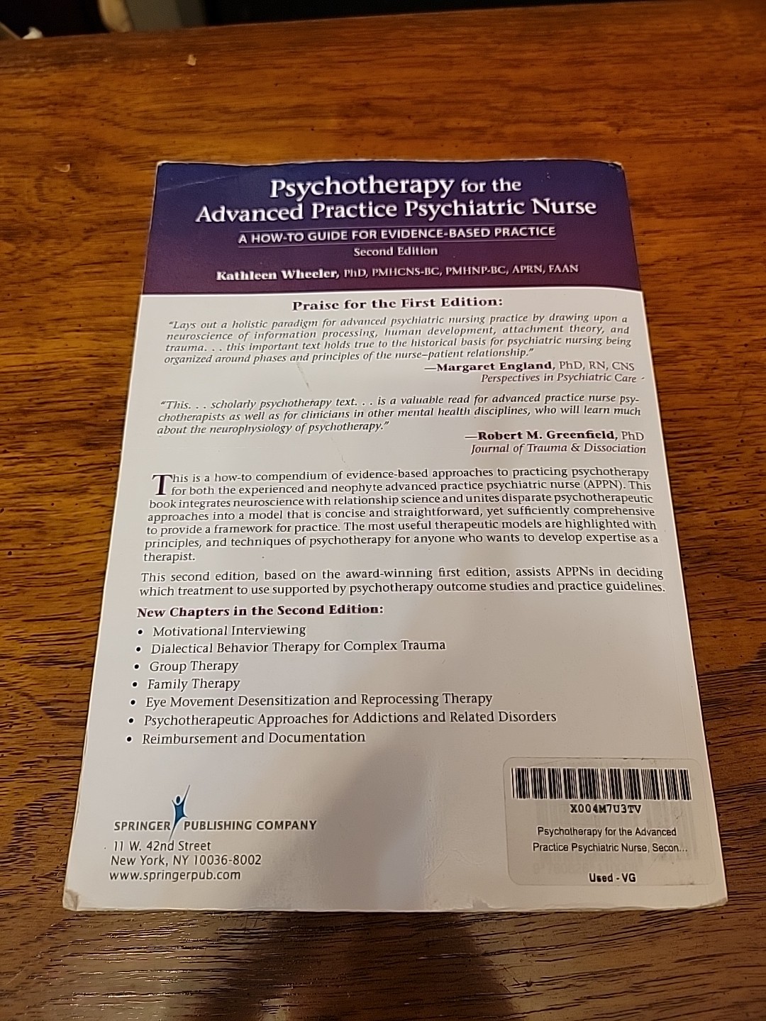 Psychotherapy for the Advanced Practice Psychiatric Nurse, Second Edition – GOOD