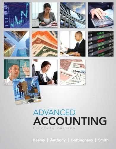 Advanced Accounting – Hardcover, by Beams Floyd A.; Anthony Joseph – Very Good