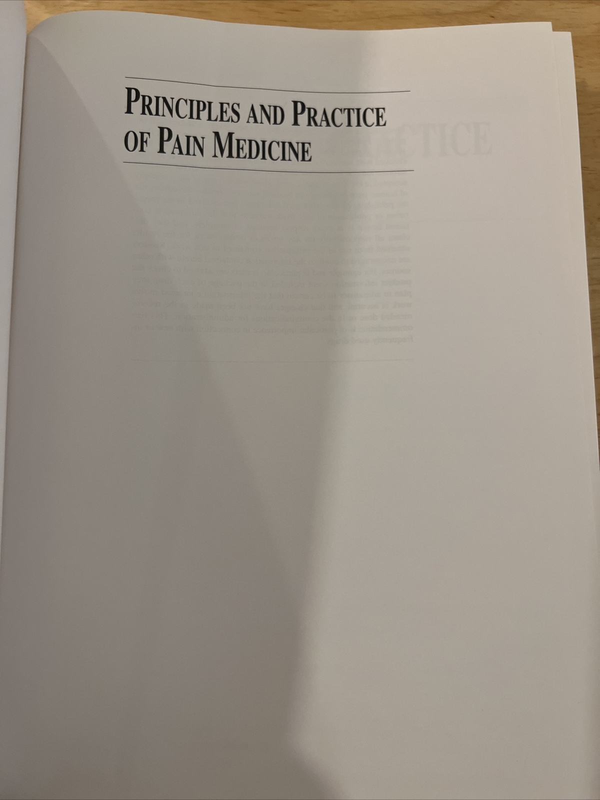 Principles & Practice of Pain Management -second Edition- Hardcover