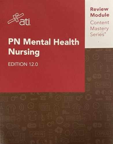 PN MENTAL HEALTH NURSING EDITION 12.0 – Paperback, by ATI NURSING – Very Good y