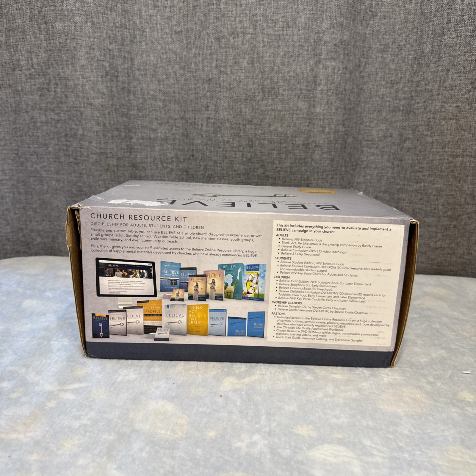 Believe: Church Resource Kit: Living the Story of the Bible – Zondervan NEW