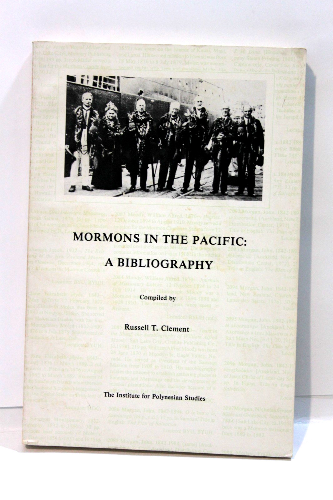 Mormons Pacific A Bibliography Russell T Clement LDS Mormon Book 1981 HC Ref Vtg