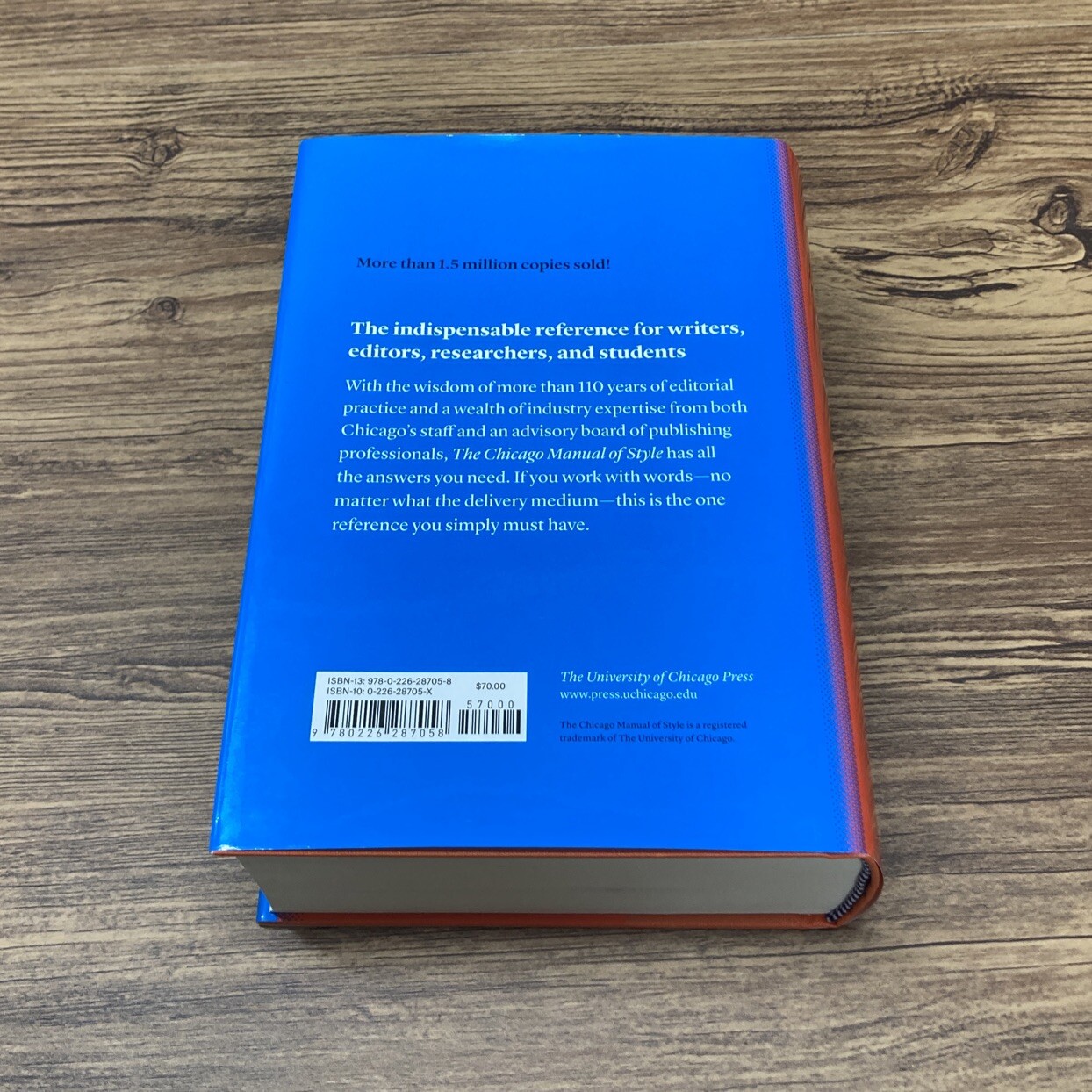 The Chicago Manual of Style 17th Edition by The University of Chicago Press Book