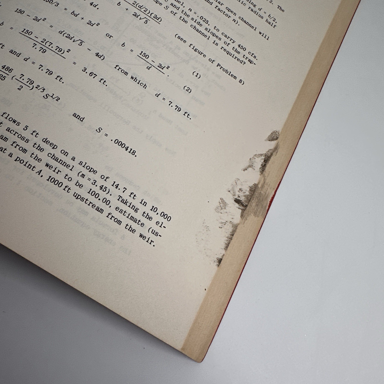 Vtg Schaums Hydraulics & Fluid Mechanics Giles 1956 Early Edition Engineering