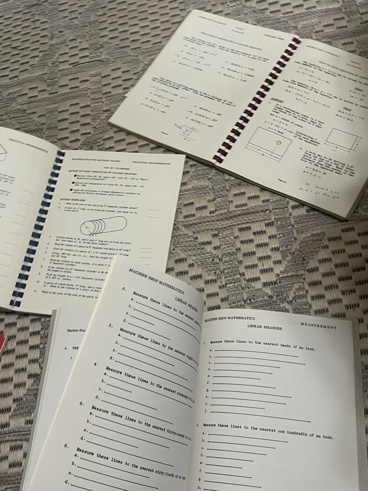 Lot 3 – Sheet Metal machine Mathematics Trades Problems Measurements Used