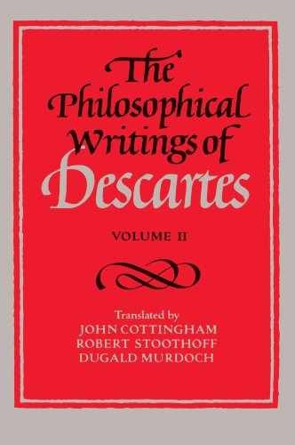 The Philosophical Writings of – Paperback, by Descartes René – Acceptable n