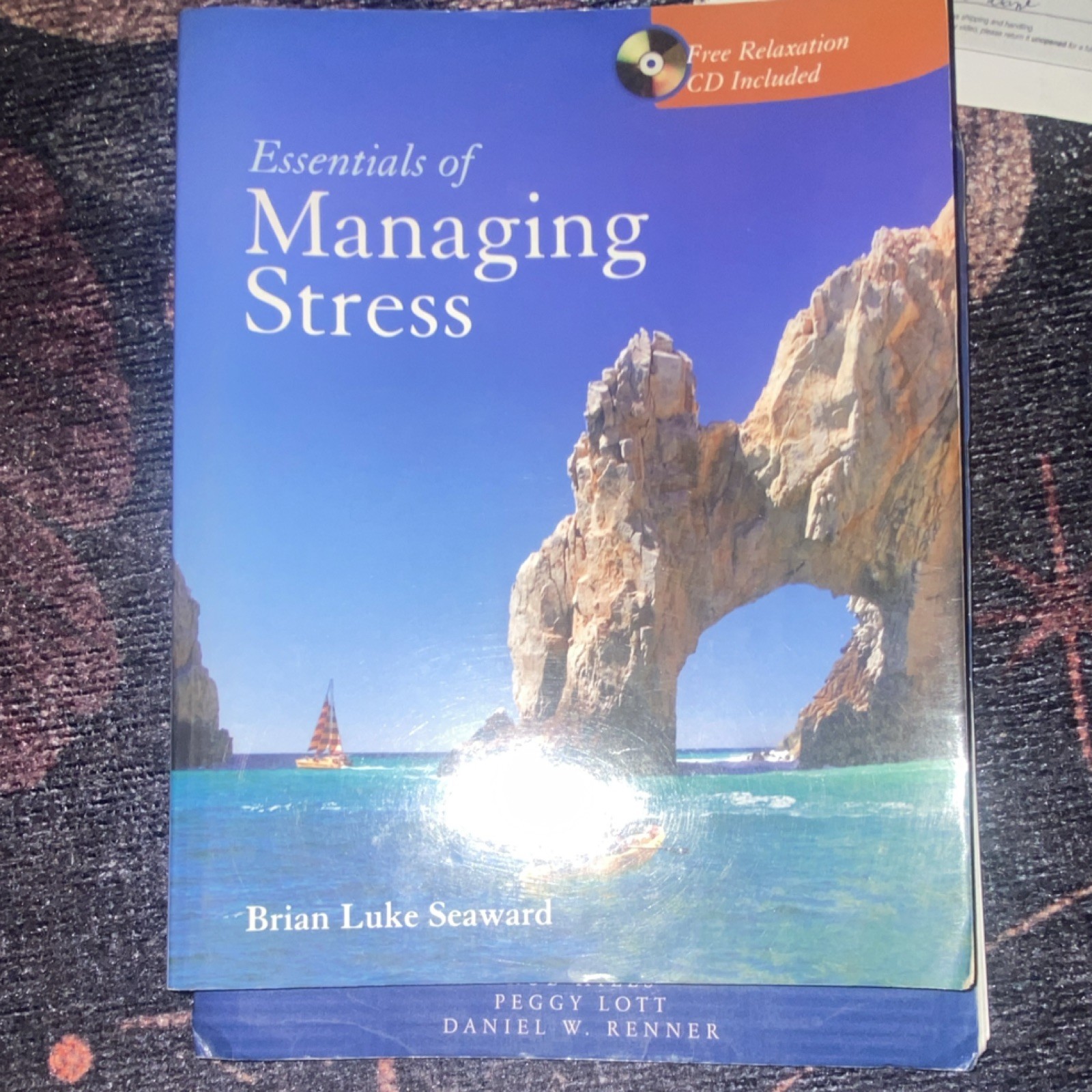 Essentials of Managing Stress Brian Luke Seaward Paperback w/ CD