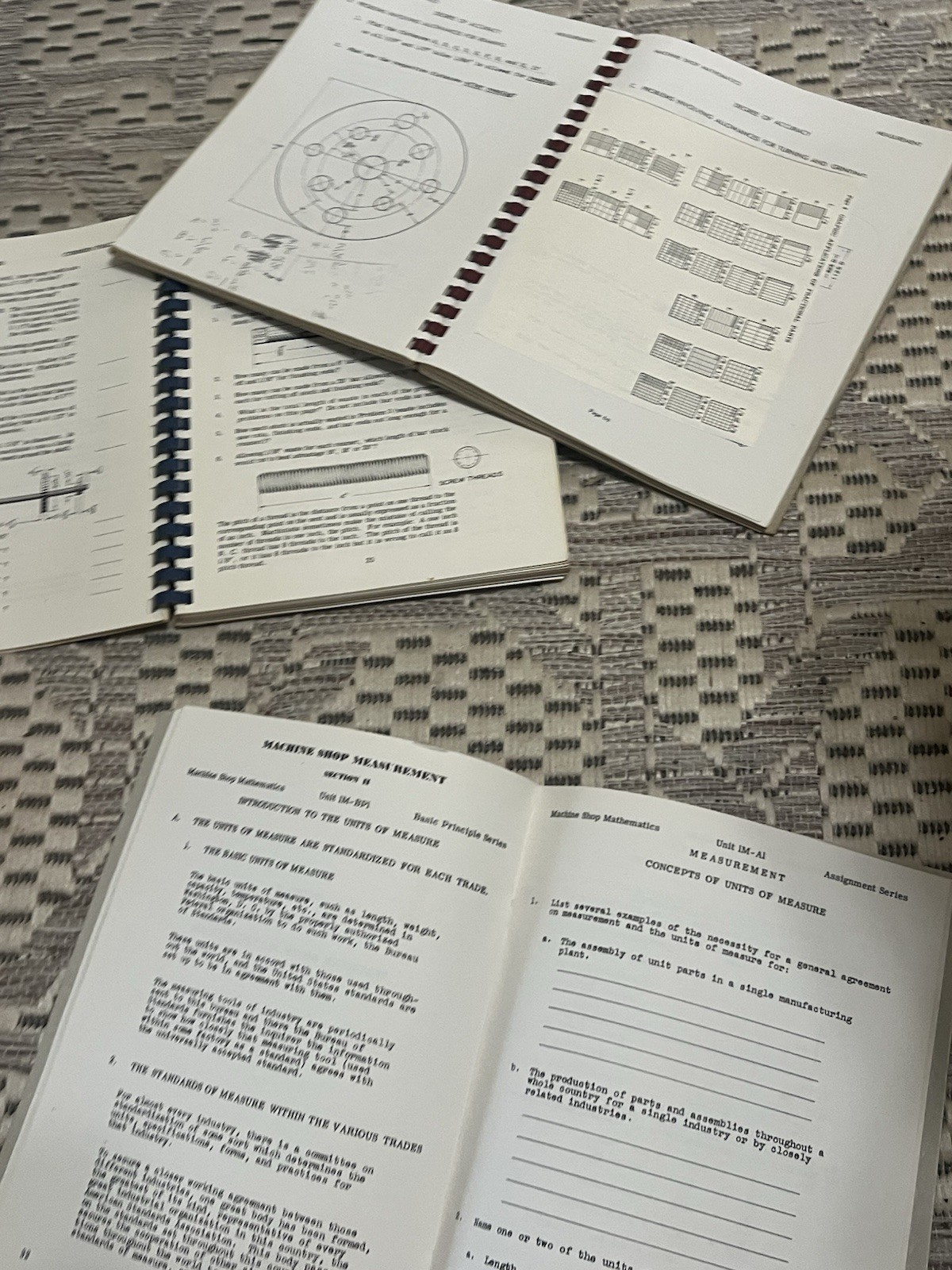 Lot 3 – Sheet Metal machine Mathematics Trades Problems Measurements Used