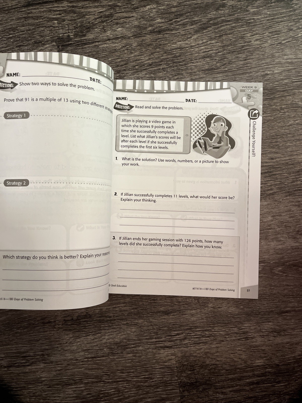180 Days(tm) Problem Solving for Fourth Grade: Practice, Assess, Diagnose: Used