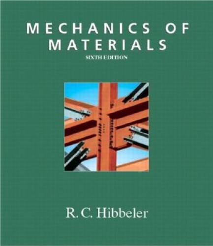 Mechanics of Materials (6th Edition) – Hardcover By Hibbeler, Russell C. – GOOD