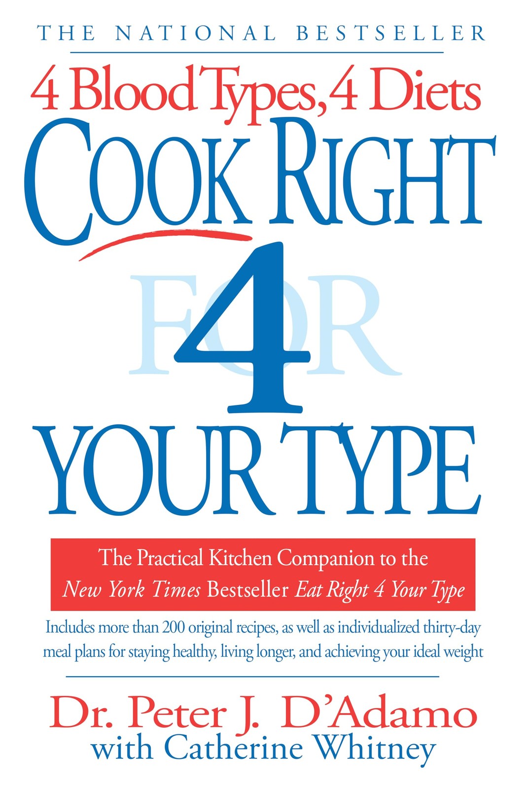 Cook Right 4 Your Type by Peter J. D’Adamo