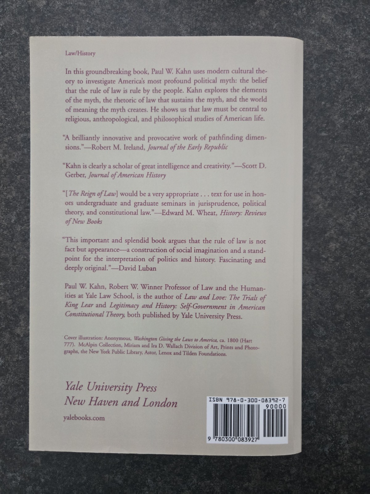 The Reign of Law: Marbury v. Madison and the Construction of America by Kahn