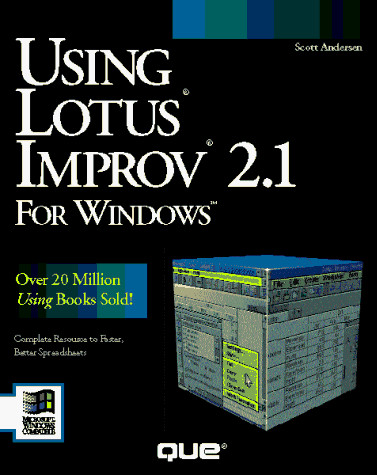 Using Lotus Improv 2.1 for Windows – paperback Anderson, Scott|Reckling, Chr…