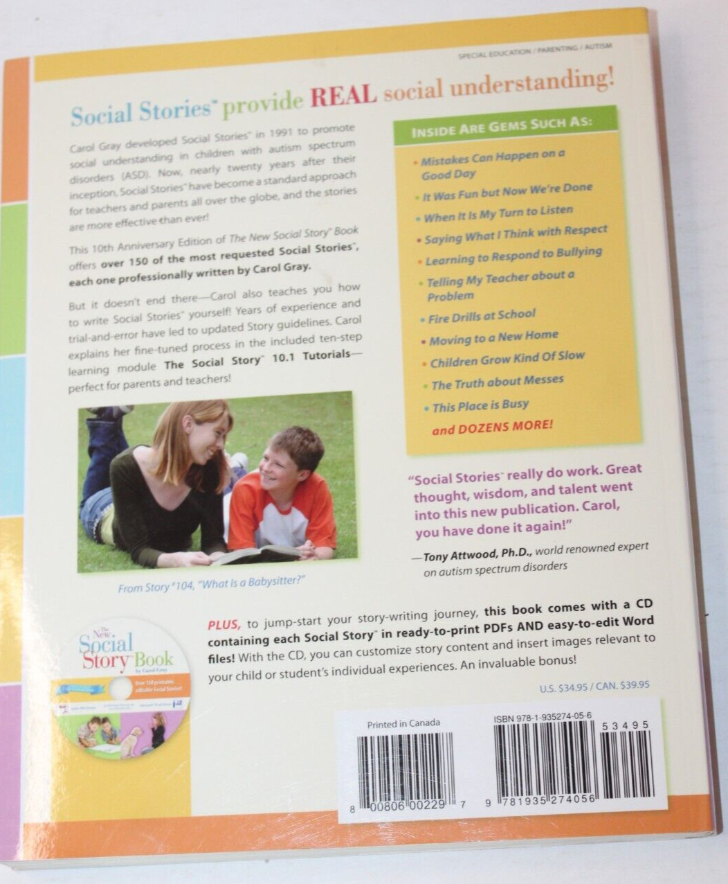 The New Social Story Book, Revised and Expanded 10th Anniversary Edition : Over