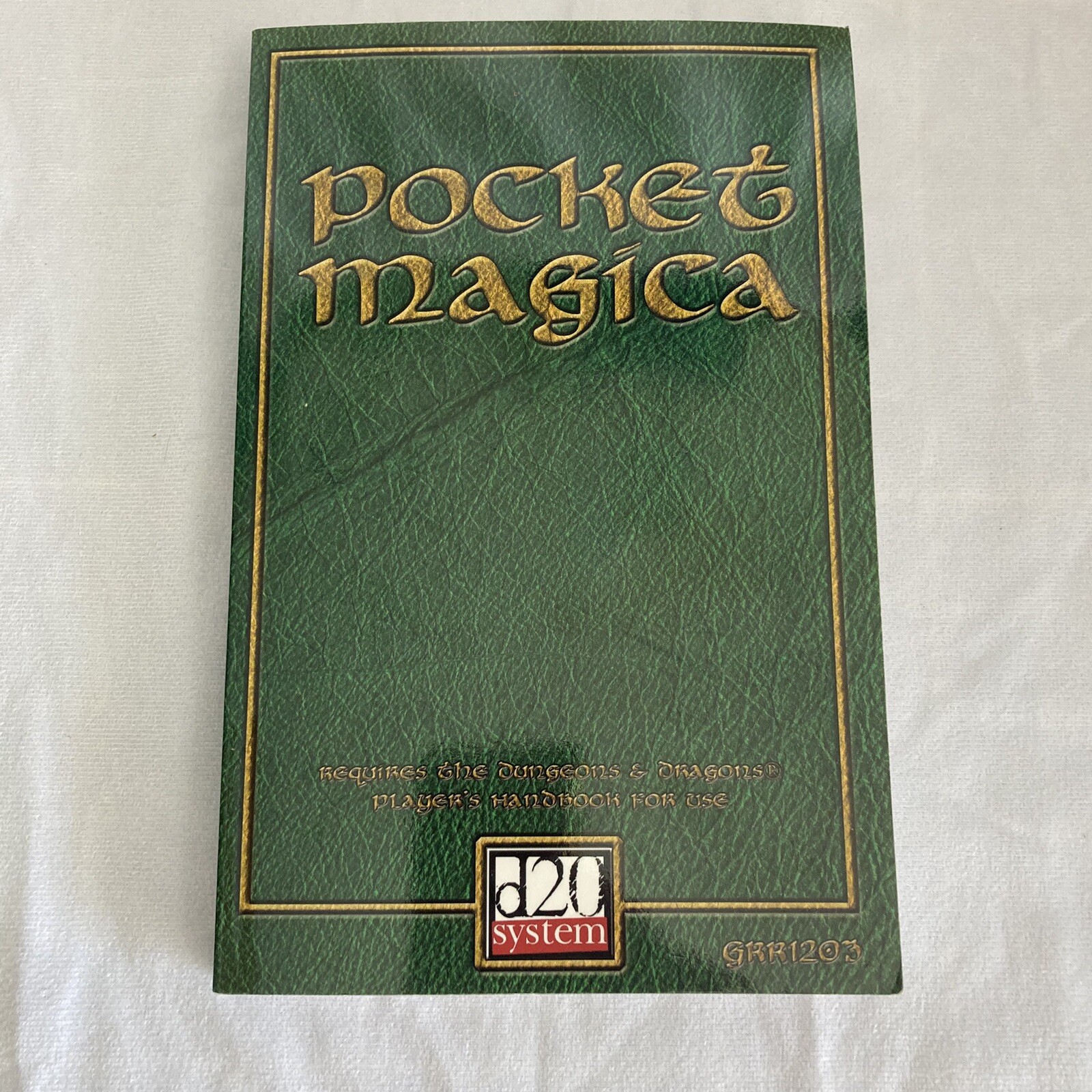 Set of 3 Books: POCKET GRIMOIRE ARCANE, DIVINE, & MAGICA d20–Dungeons & Dragons