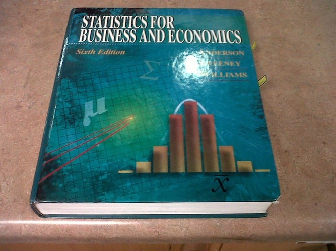 Statistics for Business and Economics, 6th Edition, Anderson, David R.,Sweeney,