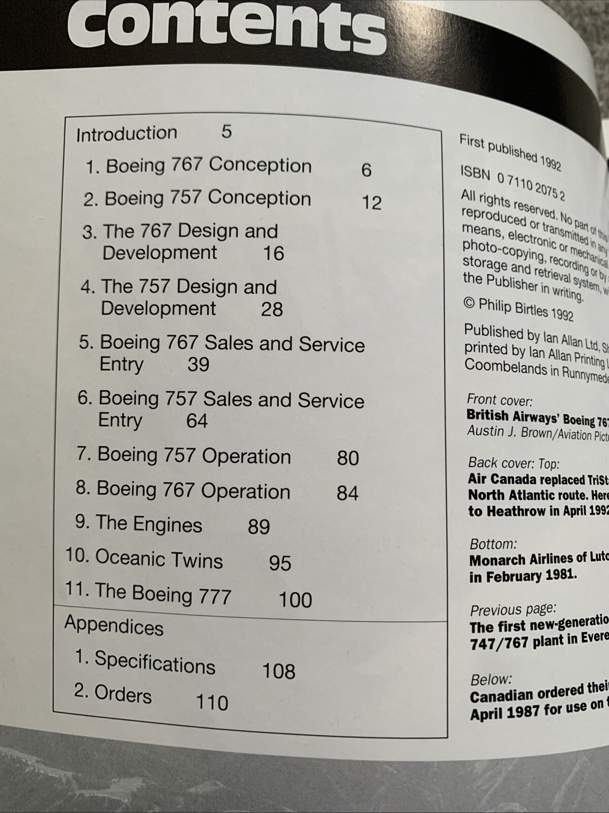 Boeing 757, 767, 777 by Philip Birtles (Paperback, 1992) Modern Civil Aircraft
