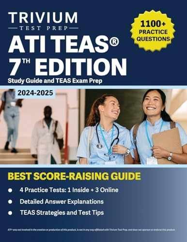ATI TEAS 7th Edition 2024-2025 Study – Paperback, by Hettinger B. – Very Good