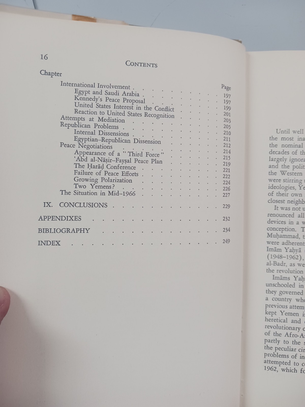 MODERN YEMEN 1918-1966 (THE JOHNS HOPKINS UNIVERSITY By Manfred W. Wenner