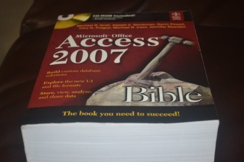 Access 2007 Bible by Reardon, Jennifer Paperback / softback Book The Fast Free