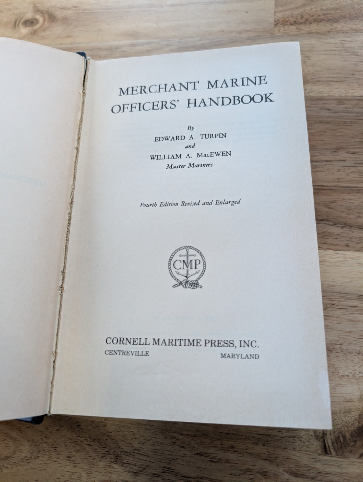 Merchant Marine Officers’ Handbook (1979 Hardcover)