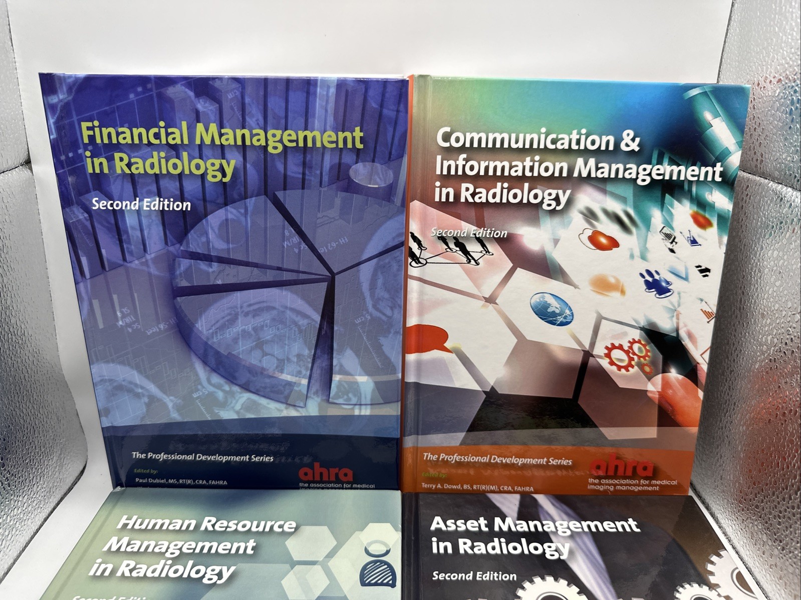 AHRA Radiology Management 2nd Edition Textbook Lot (4 Books) CRA Exam Study
