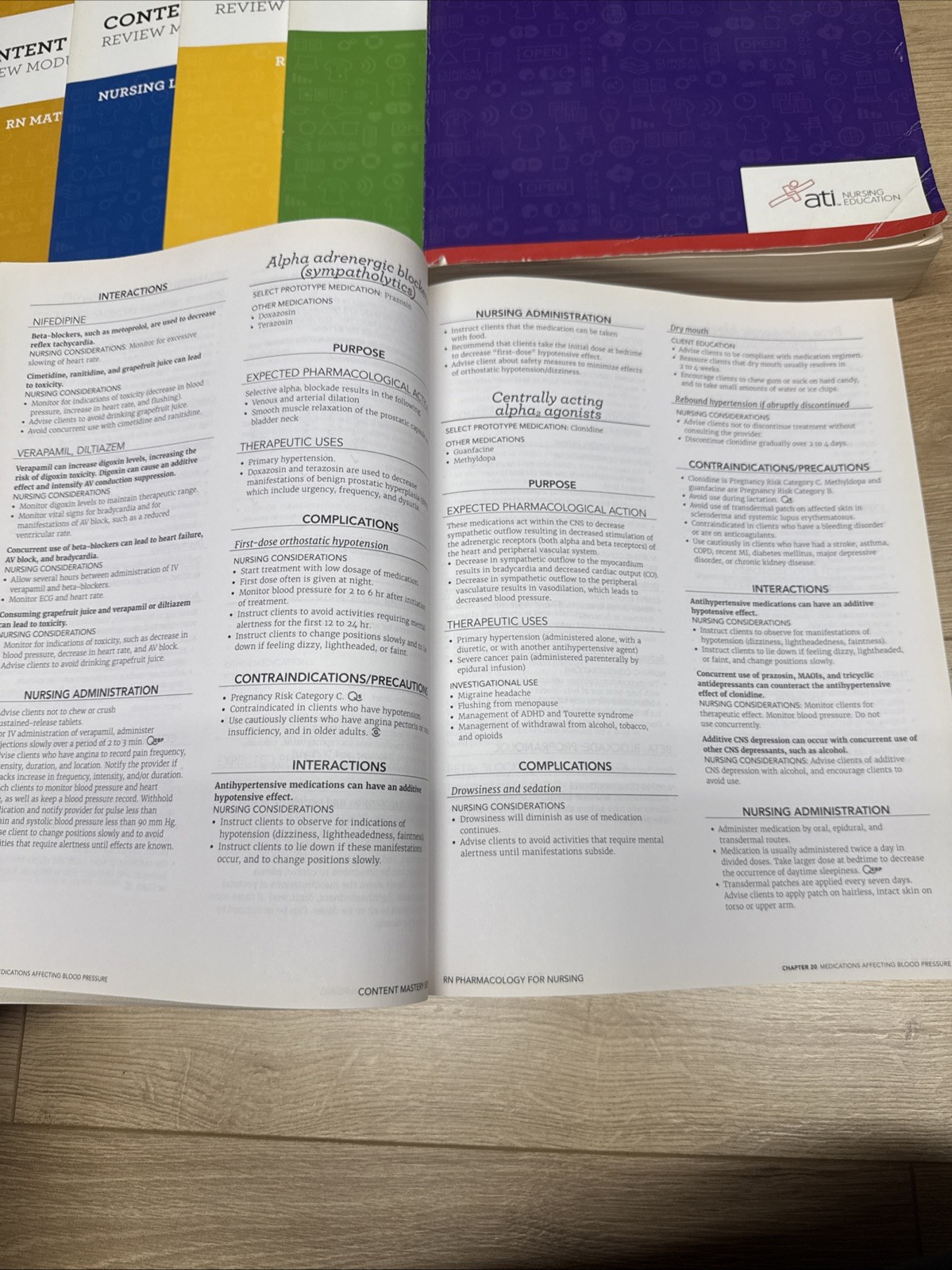 Set 9 ATI Nursing RN Content Mastery Series Review Module Books ATI Clean 2022
