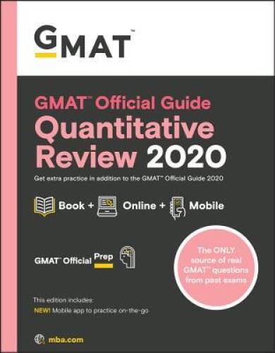 GMAT Official Guide 2020 Quantitative Review: Book + Online – Paperback – GOOD