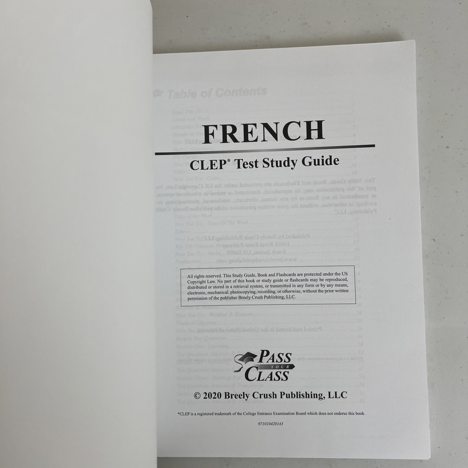 French CLEP Test Study Guide PassYourClass Flashcards Questions Prep for Student