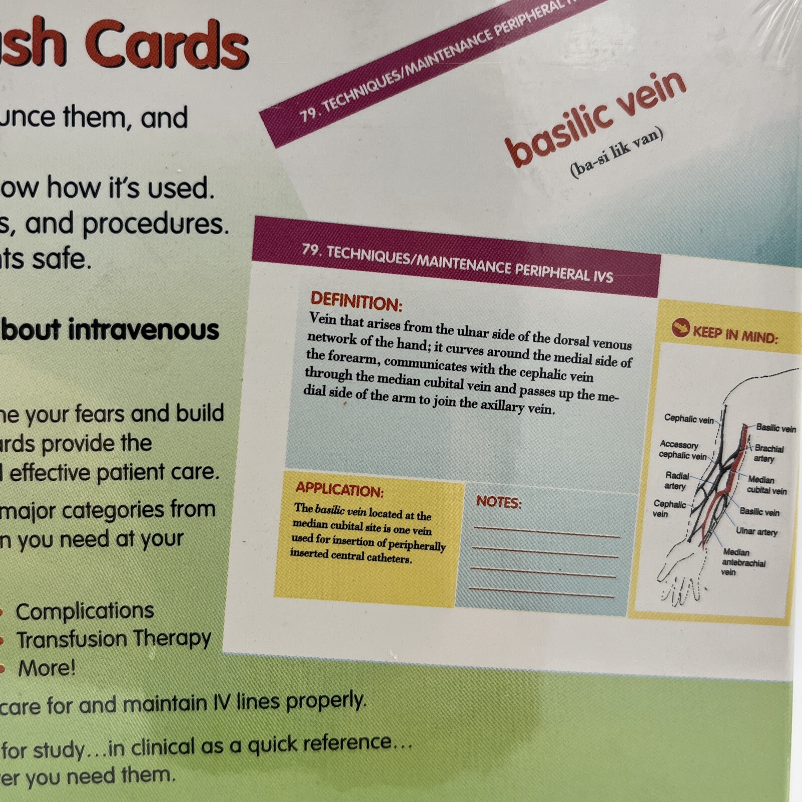 IV Therapy Flash Cards by Lynn D. Phillips Publisher F.A. Davis Sealed Box NEW