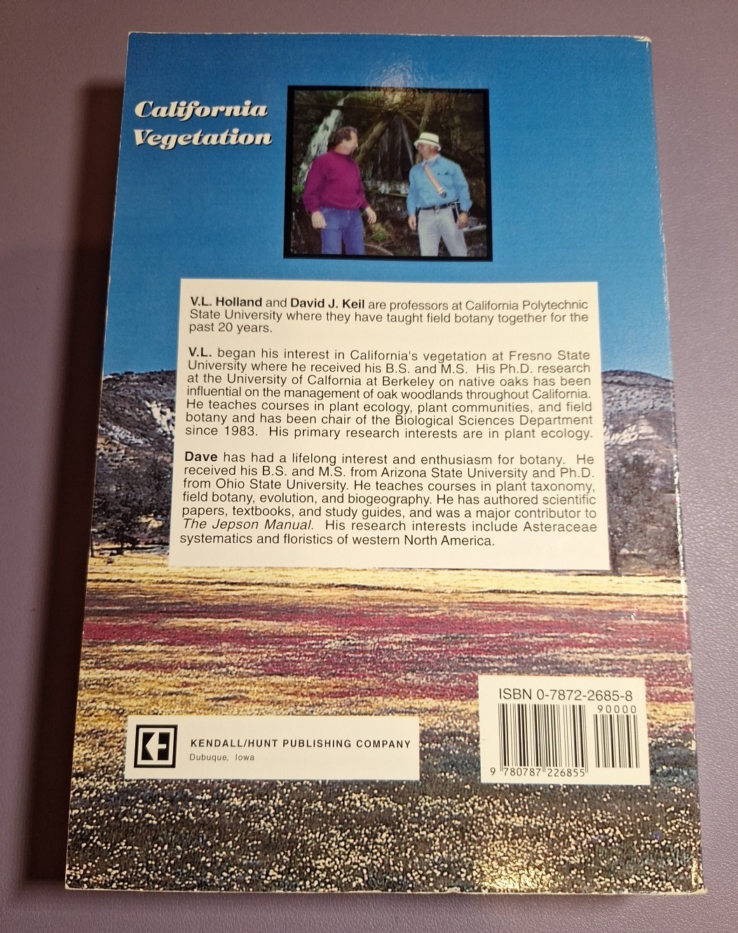 California Vegetation by Holland VL; Keil David J.