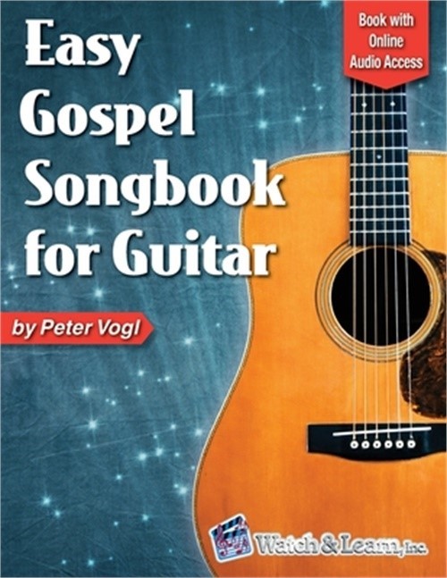 Easy Gospel Songbook for Guitar Book with Online Audio Access (Paperback or Soft