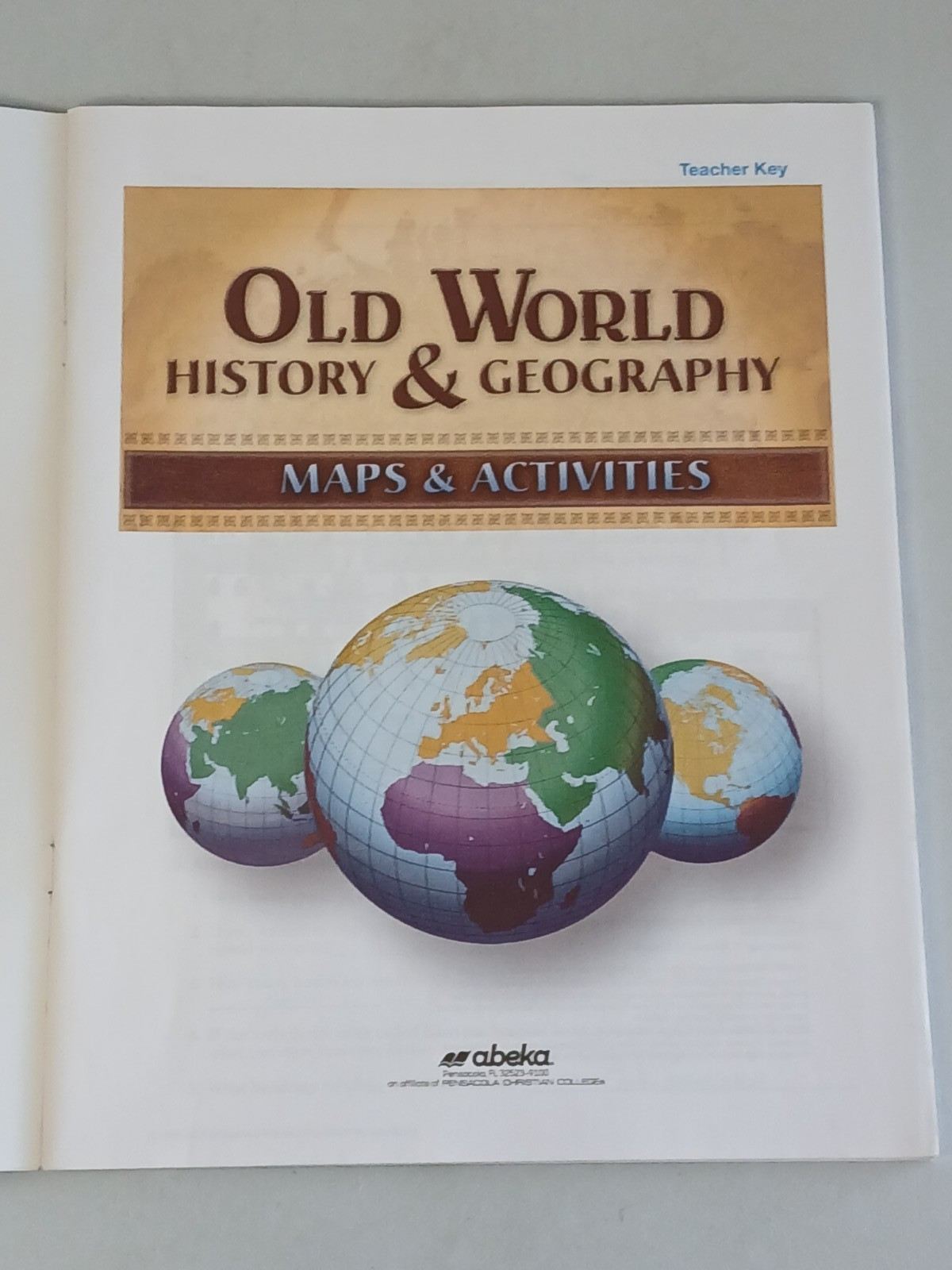 ABEKA Homeschool Grade 5 HISTORY & GEOGRAPHY Curriculum 5 Teacher Book Lot Used