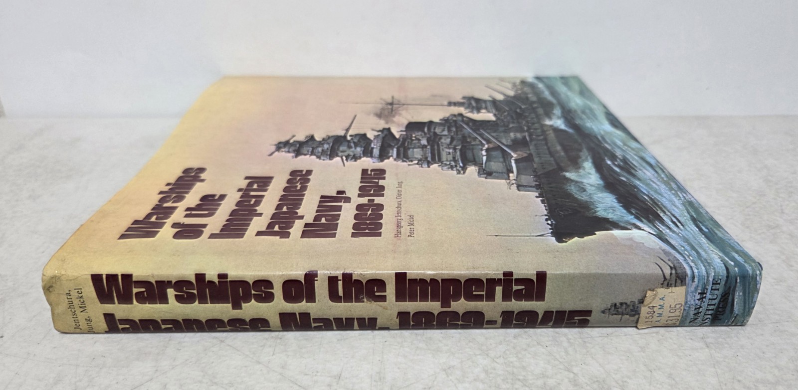 Warships Of The Imperial Japanese Navy 1869-1945 Hardcover Book DJ 1992 Illus.