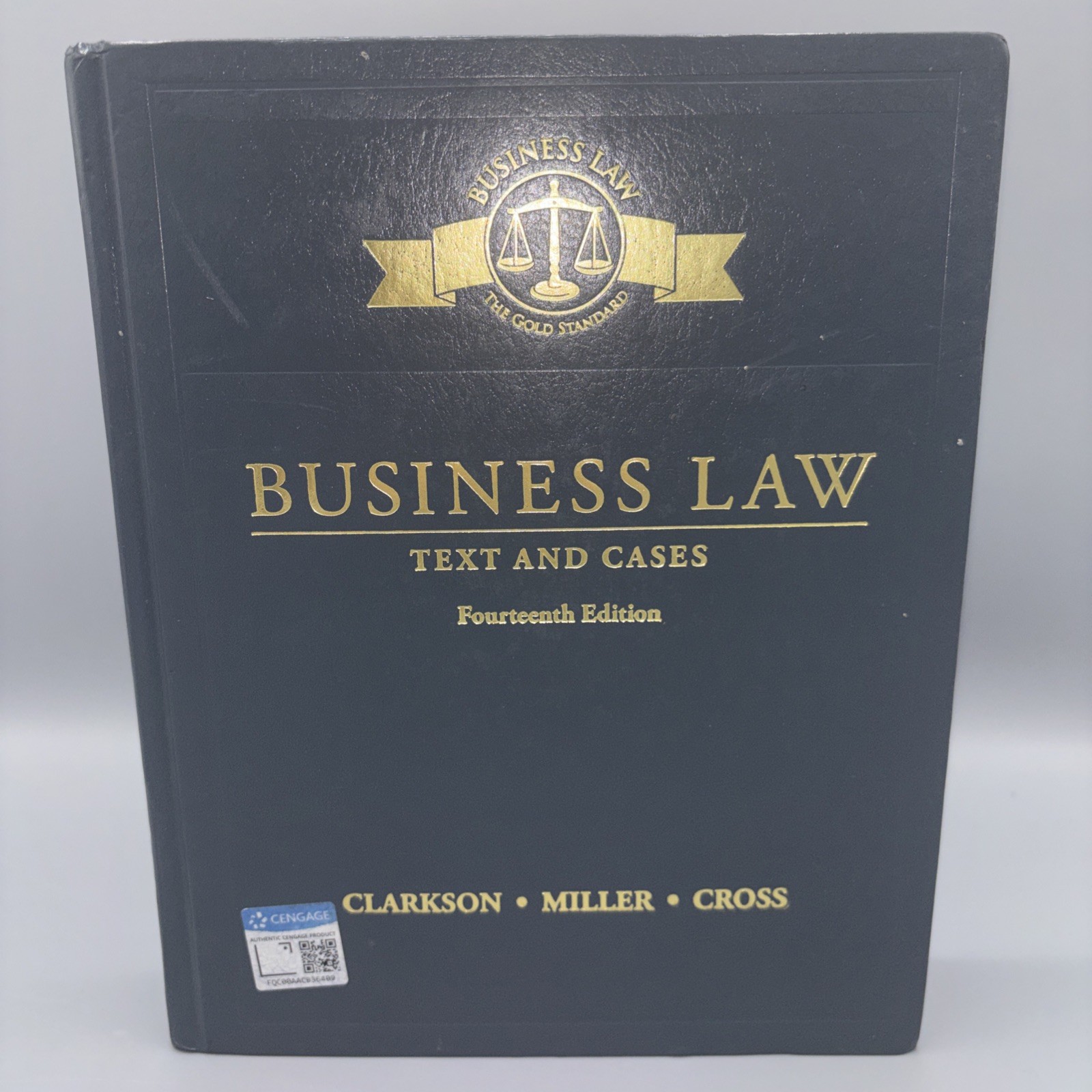 Business Law: Text and Cases – Hardcover By Clarkson, Kenneth W GOOD